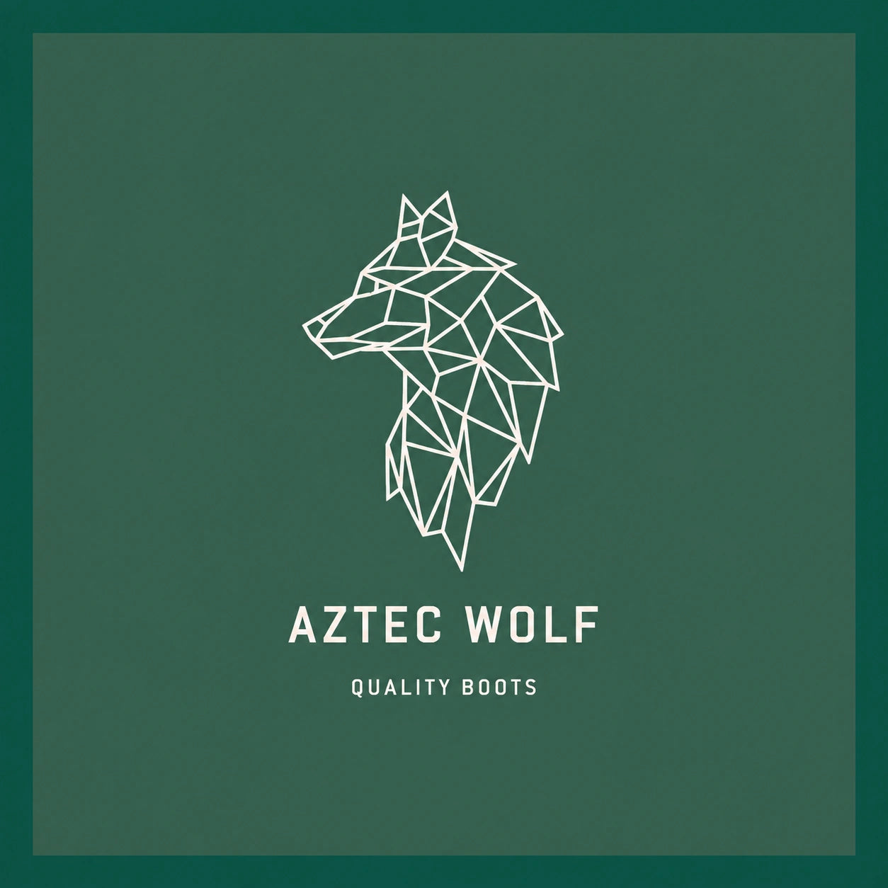 Aztec Wolf logo on green